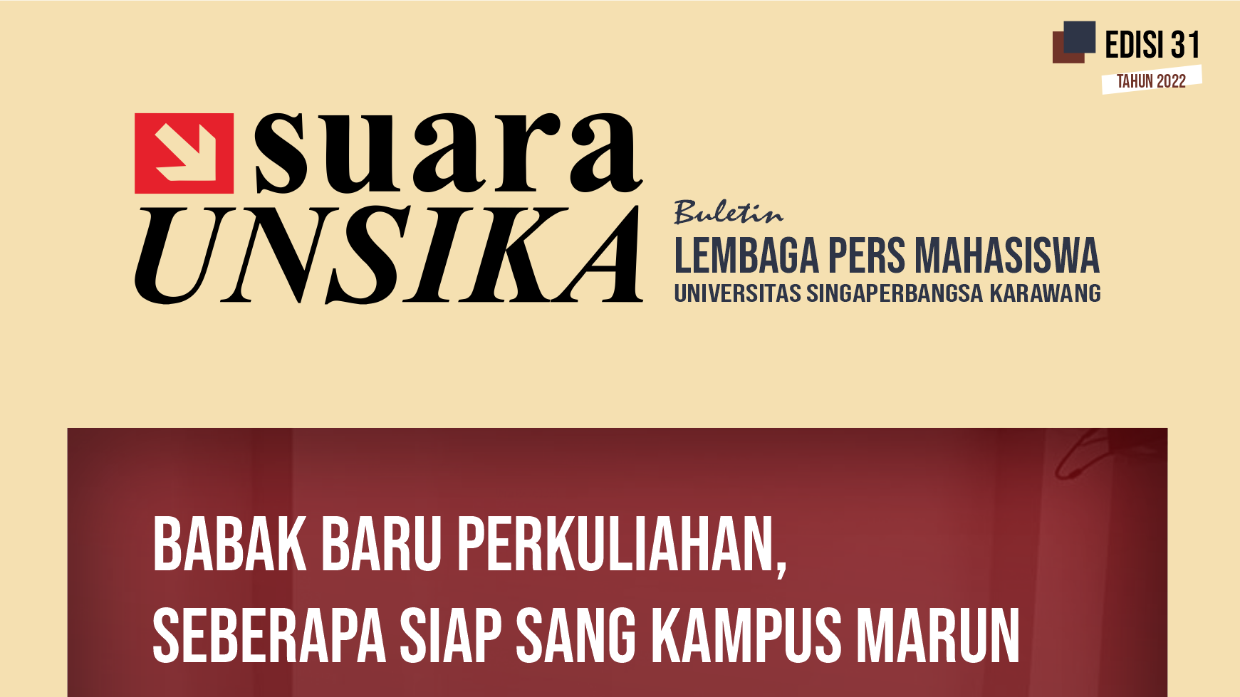 Thumbnail artikel Buletin Suara Unsika Edisi 31