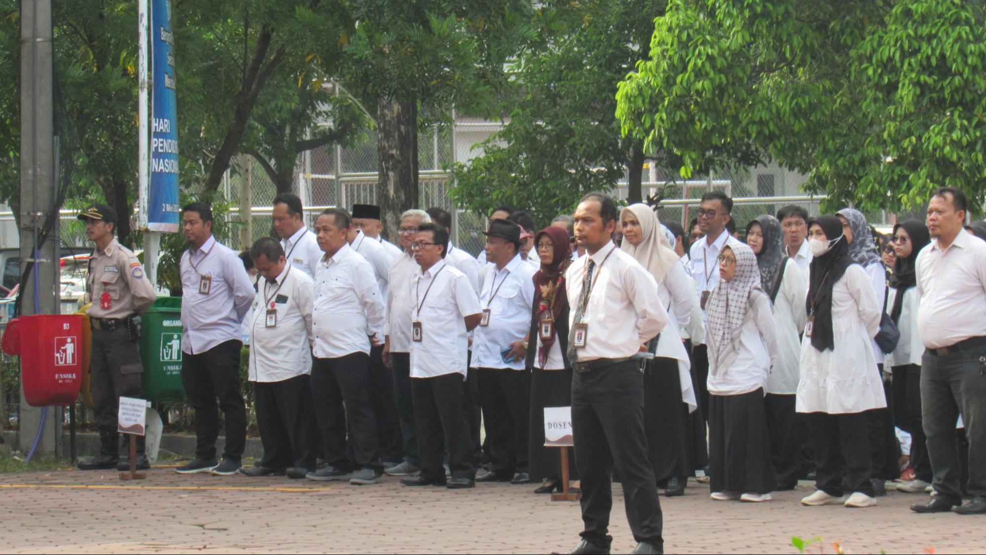 Thumbnail artikel Semarakkan Merdeka Belajar Melalui Upacara Peringatan Hardiknas 2023 di Unsika